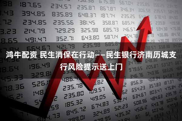 鸿牛配资 民生消保在行动——民生银行济南历城支行风险提示送上门